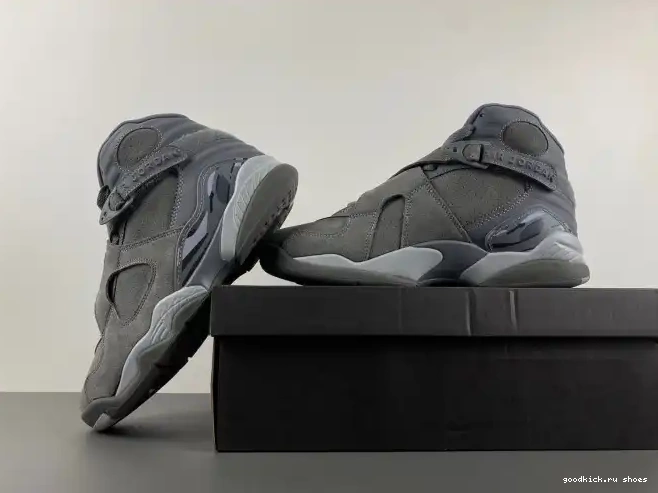 Rep 8 Grey Cool Retro Jordan 305381-014 0426